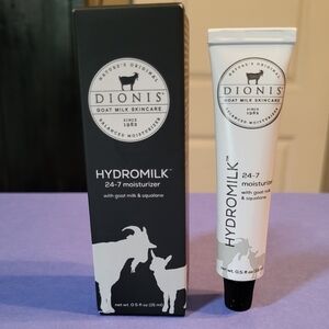 Dionis Hydromilk 24-7 Moisturizer with Goat Milk & Squalene, 15ml (Travel) NIB